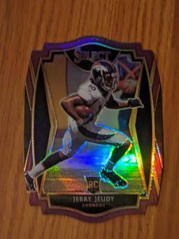 2020 Select Purple Prizm Die-Cut #156 - Premier Level - Jerry Jeudy rc