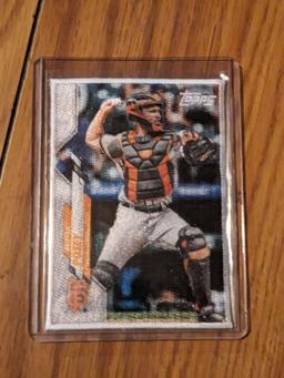 2020 Topps patch card buster posey