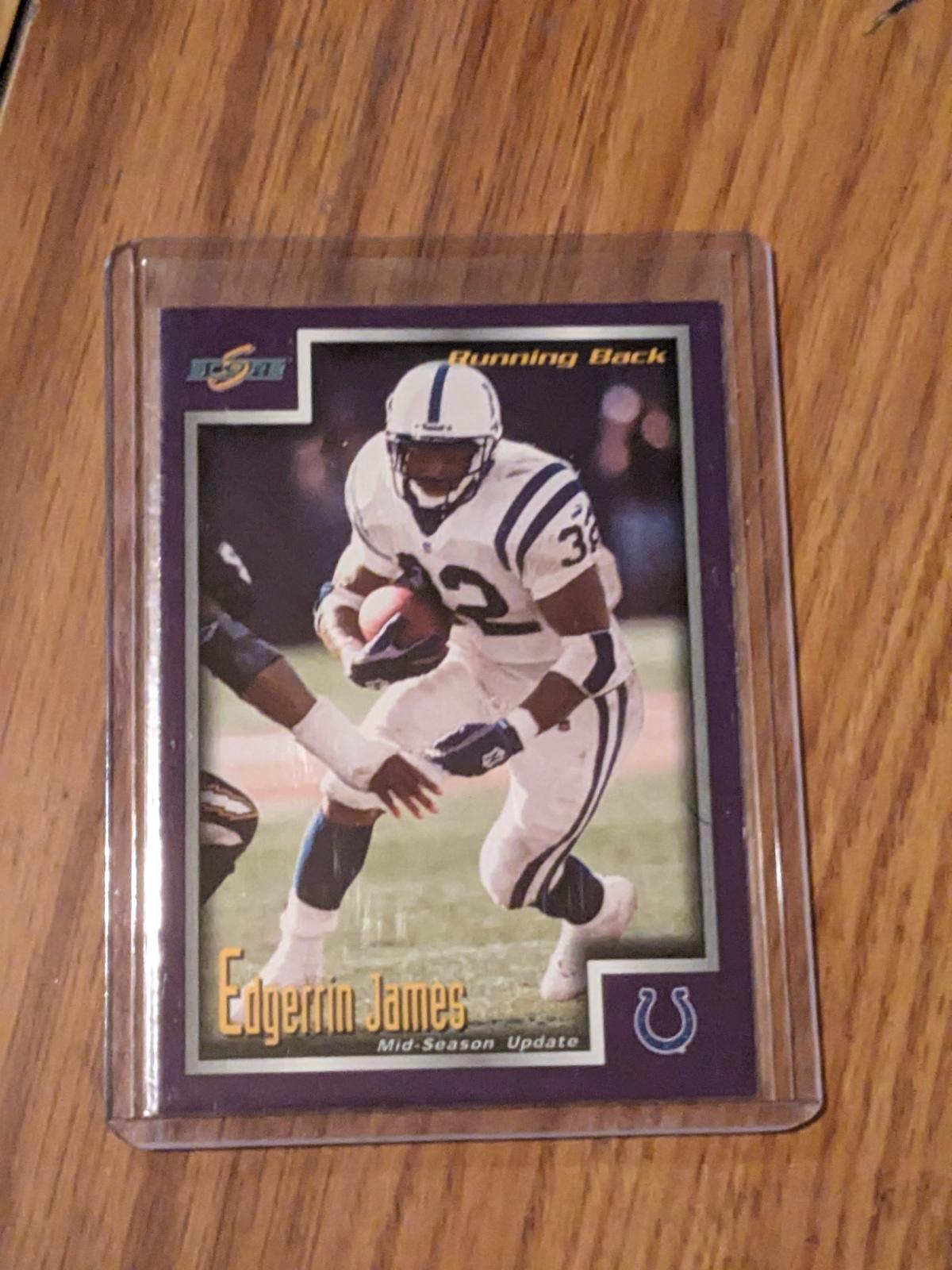 1999 Score #S-80 Edgerrin James Indianapolis Colts Football Card