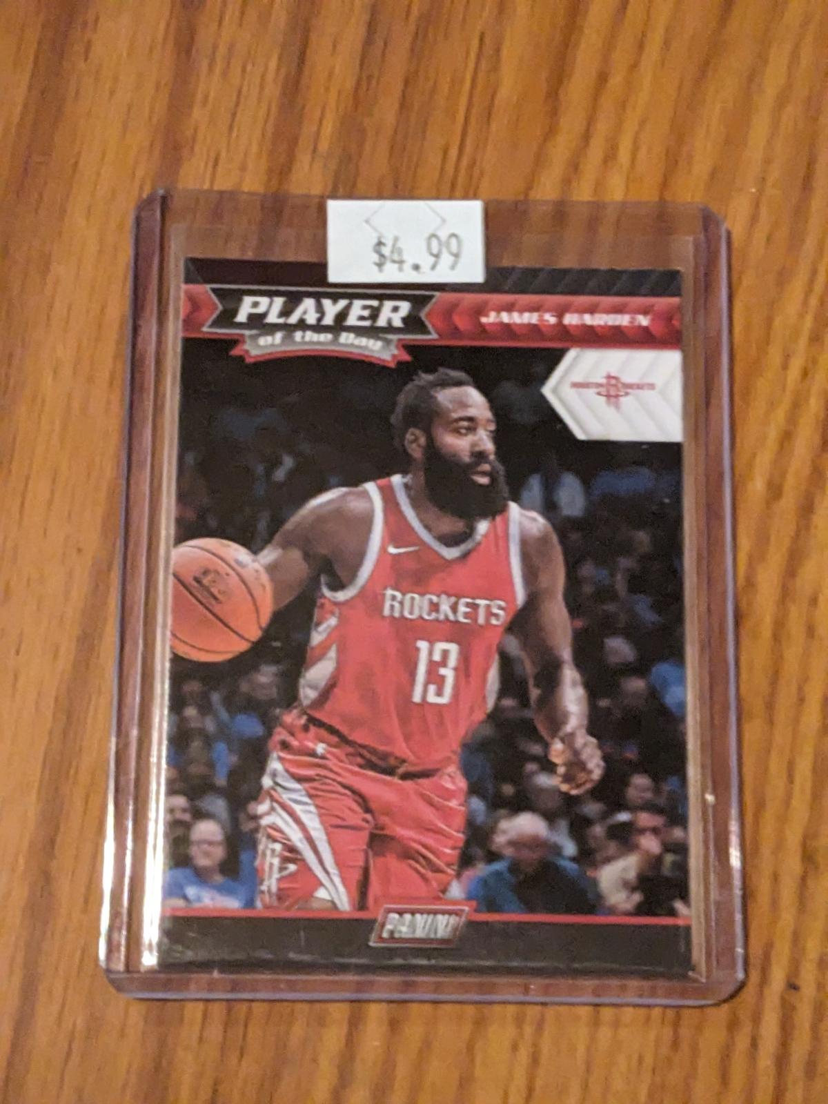 2017-18 Panini PLAYER OF THE DAY #14 JAMES HARDEN 76ers