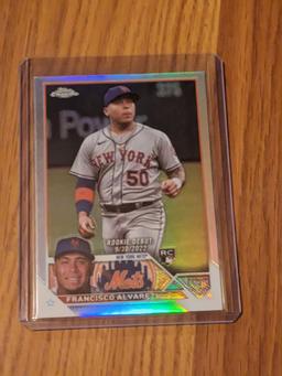 2023 Topps Chrome Update Francisco Alvarez Rookie Debut RC #USC103 New York Mets