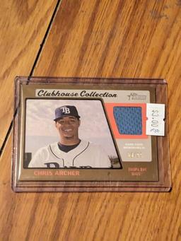 2015 Topps Heritage #CCR-CA Chris Archer PATCH Clubhouse Collection Relic