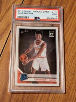 Cam Reddish 2019 Donruss optic mint 9 PSA GRADED Rated Rookie