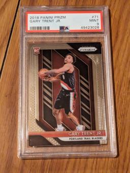 Gary Trent JR RC 2018 Panini Prizm Mint 9 PSA Graded RC/Rookie #71