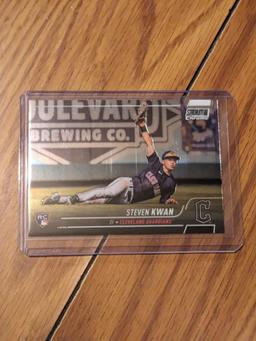 2022 Stadium Club Chrome Base Blue #327 Steven Kwan