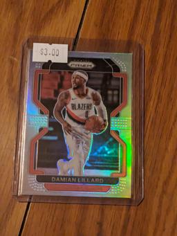 2021-22 Panini Prizm Damian Lillard #116 Silver Prizm