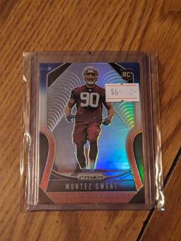 2019 Panini Prizm Montez Sweat RC #391 - Red White & Blue Prizm