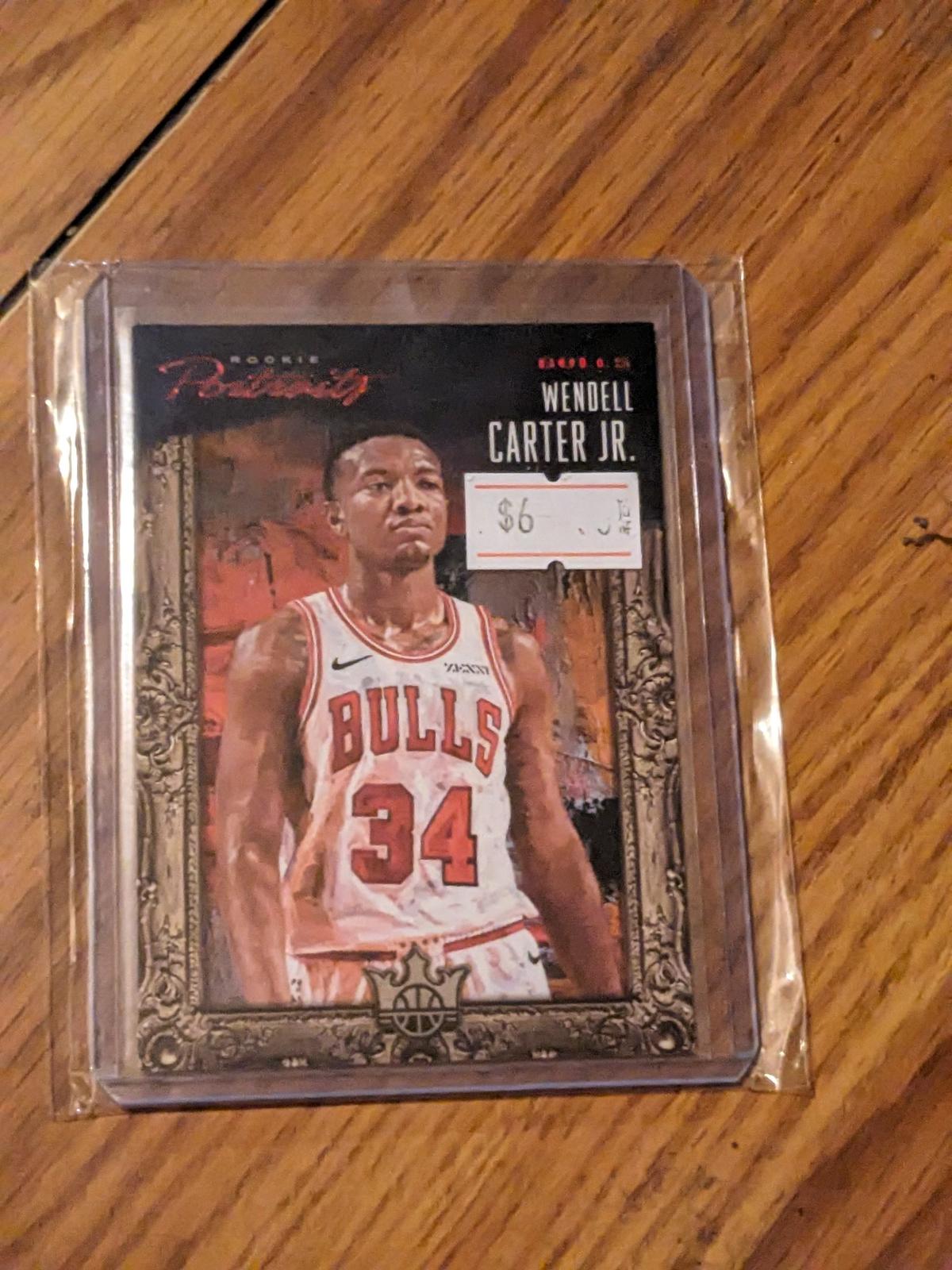 50/99 SP 2018-19 Panini Court Kings Portraits Wendell Carter JR RC #13 NBA Magic