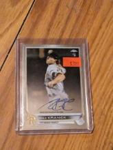 2022 Topps Chrome Max Kranick Auto Autograph Rookie RC Pittsburgh Pirates RA-MK