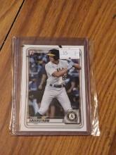 Tyler Soderstrom 2020 Bowman Draft 1st Bowman Paper #BD-119 Athletics Rookie