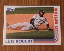 LUIS ROBERT 2021 Topps THURSDAY Night Throwback  #124 White Sox