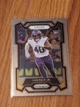 2023 Panini Prizm IVAN PACE Jr. #366 Silver Prizm Rookie RC Minnesota VIKINGS