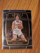 2021-22 Panini Select Basketball - Josh Giddey Rookie Blue Concourse #58 Thunder