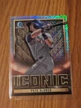 2023 Bowman Chrome Iconic Refractor #BI-7 Pete Alonso - New York Mets