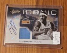 Ty Lawson Absolute Memorabilia ICONIC Patch Auto