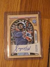 2021 Topps Gypsy Queen Sherten Apostel Autograph RC Texas Rangers