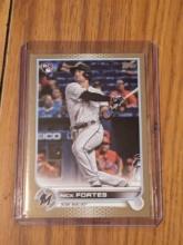 0906/2022 SP 2022 Topps Series 2 Gold Parallel/2022 Nick Fortes Rookie Card RC #333 Marlin