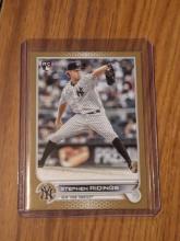 1194/2022 SP 2022 Topps Series 2 Stephen Ridings RC #516 Gold Parallel