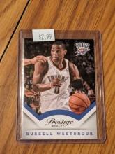 RUSSELL WESTBROOK (Oklahoma City Thunder) 2013-14 PANINI PRESTIGE CARD #49