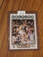 LARRY BIRD 2008-09 TOPPS BASKETBALL #172 CELTICS HOF