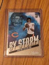 2021 JUSTIN FIELDS Rookie By Storm Absolute Chicago Bears QB RC #BST-8