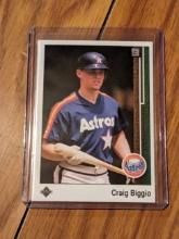 1989 Upper Deck Craig Biggio RC Rookie Astros HoF