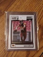 Sam Howell Rookie Card RC 2022 Panini Score Football #304 Washington Commanders