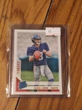 2019 Panini Donruss Rated Rookie Canvas Daniel Jones #304 Rookie RC