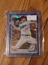 2020 Bowman Draft 1st Edition Clayton Beeter #BD-30 Blue cracked ice prizm