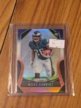 2019 Panini Prizm Miles Sanders RC Red/White/Blue Prizm # 326 Eagles