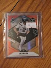 2021 Phoenix Zach Wilson #102 Fire Burst Hyper Parallel Rookie RC