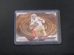 2023 PANINI PRIZM GEORGE KITTLE FIREWORKS 49ERS