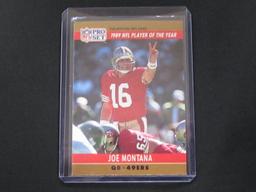 1990 PRO SET JOE MONTANA RARE STATS MISPRINT