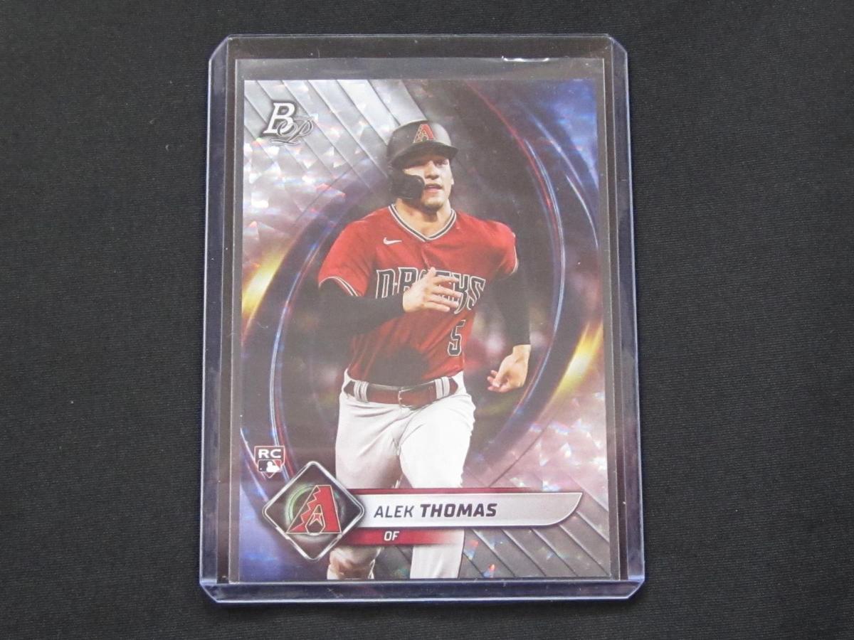 2022 BOWMAN PLATINUM ALEK THOMAS RC ICE FOIL