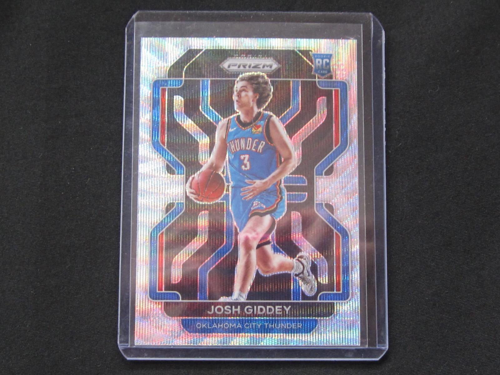 2021-22 PANINI PRIZM JOSH GIDDEY RC SILVER WAVE