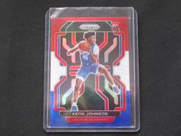 2021-22 PANINI PRIZM KEON JOHNSON RC RWB PRIZM