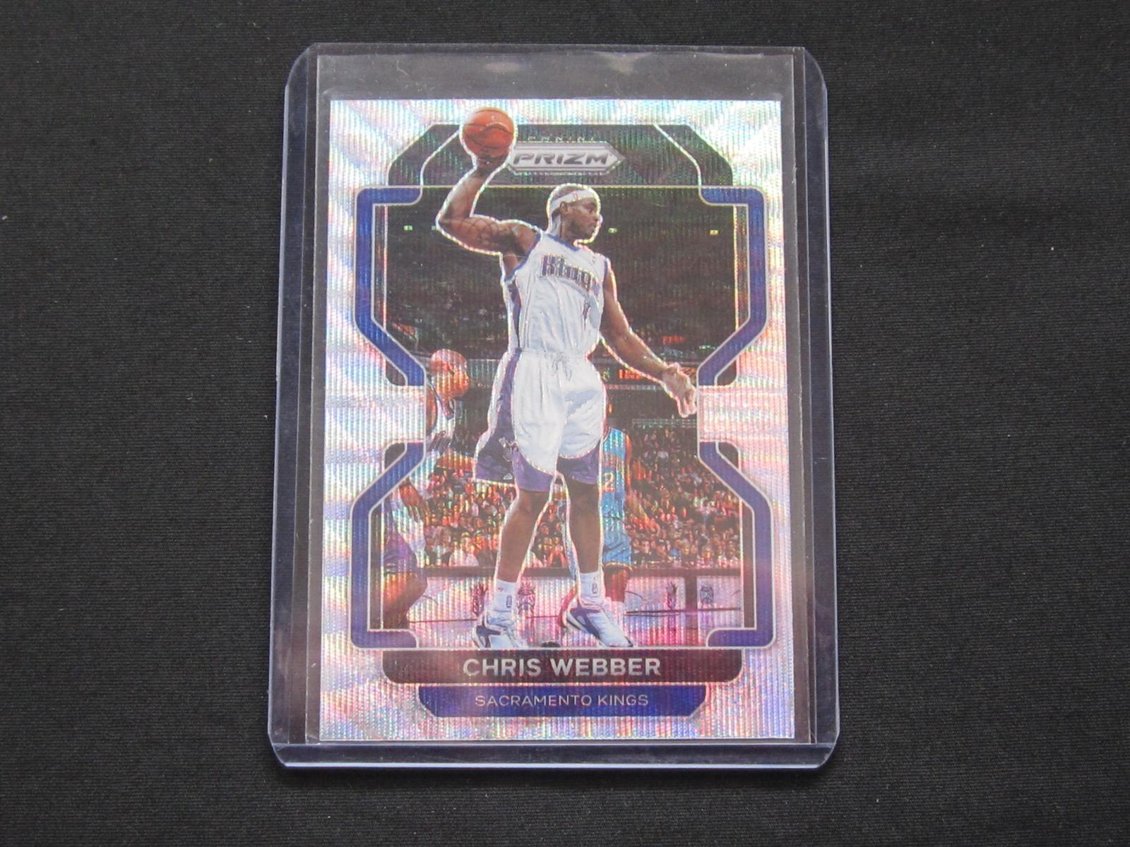 2021-22 PANINI PRIZM CHRIS WEBBER SILVER WAVE