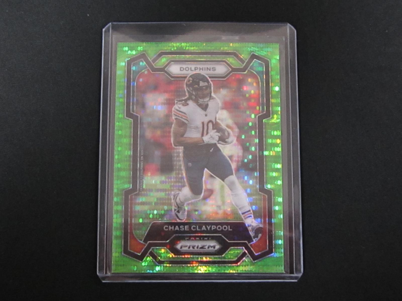 2023 PANINI PRIZM CHASE CLAYPOOL NEON GREEN