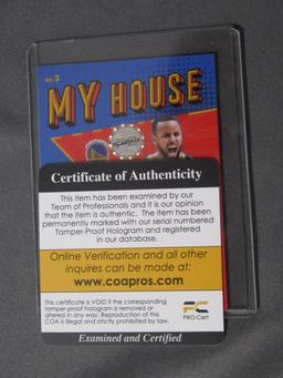 STEPHEN CURRY SIGNED SPORTS CARD WITH COA