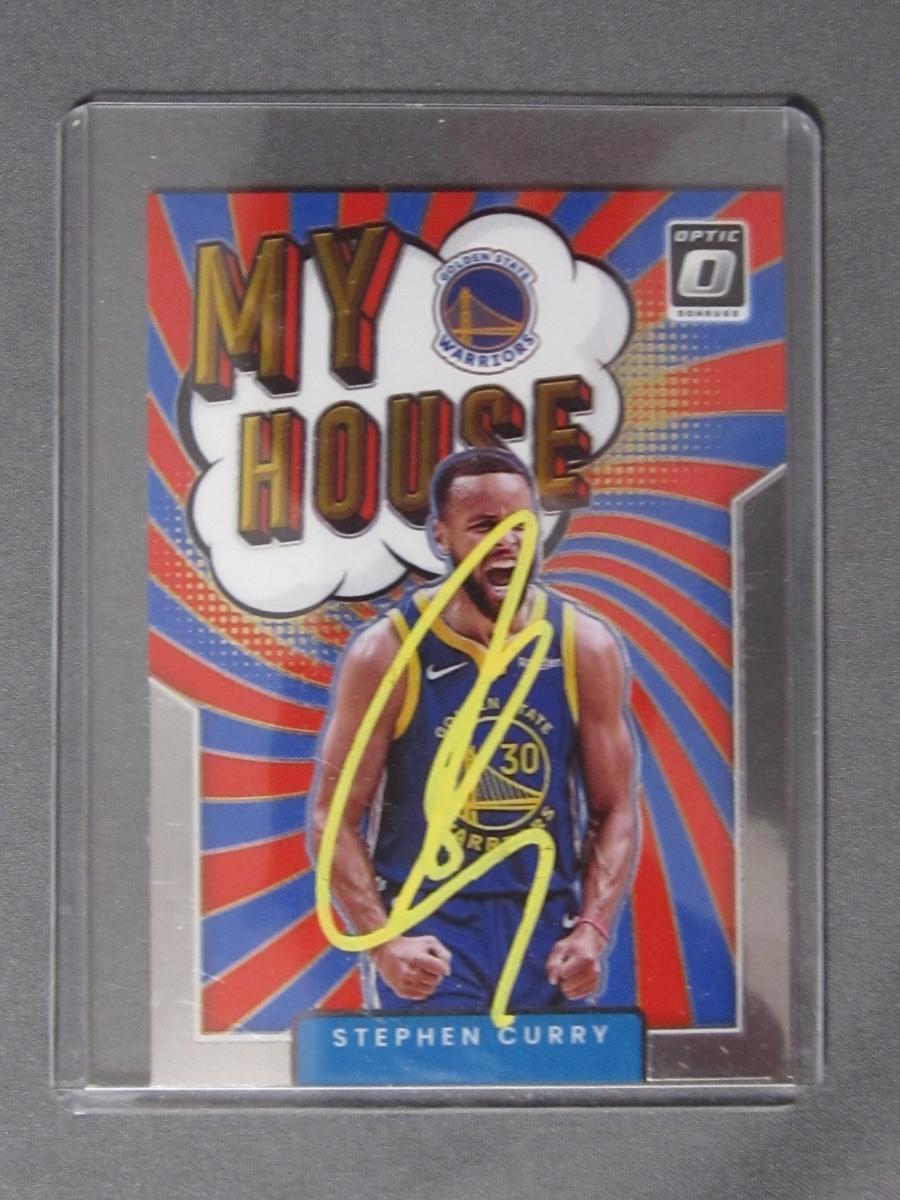 STEPHEN CURRY SIGNED SPORTS CARD WITH COA