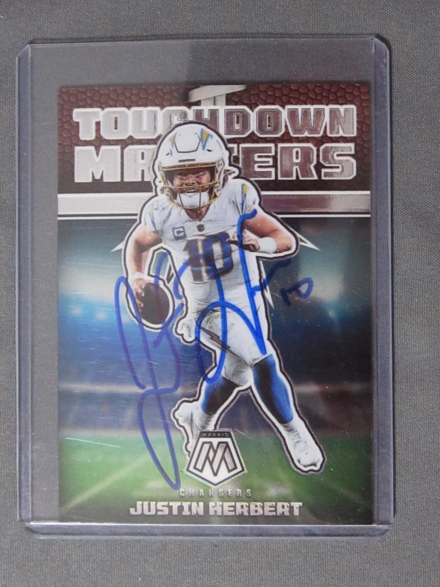 JUSTIN HERBERT SIGNED SPORTS CARD WITH COA