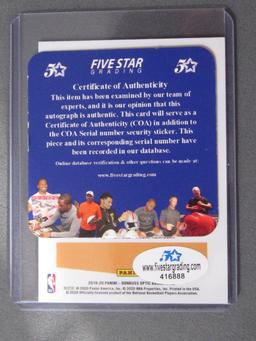 ANTHONY DAVIS SIGNED SPORTS CARD WITH COA