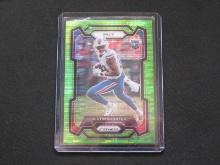 2023 PANINI PRIZM JUSTIN SHORTER RC NEON GREEN