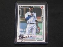 2021 BOWMAN JAZZ CHISHOLM RC MARLINS