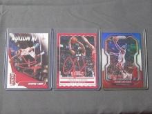 3 CARD LOT JAMES HARDEN SIGNED SPORTS CARDS COA