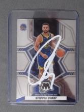 STEPHEN CURRY SIGNED SPORTS CARD WITH COA