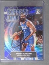 JAMES HARDEN SIGNED SPORTS CARD WITH COA