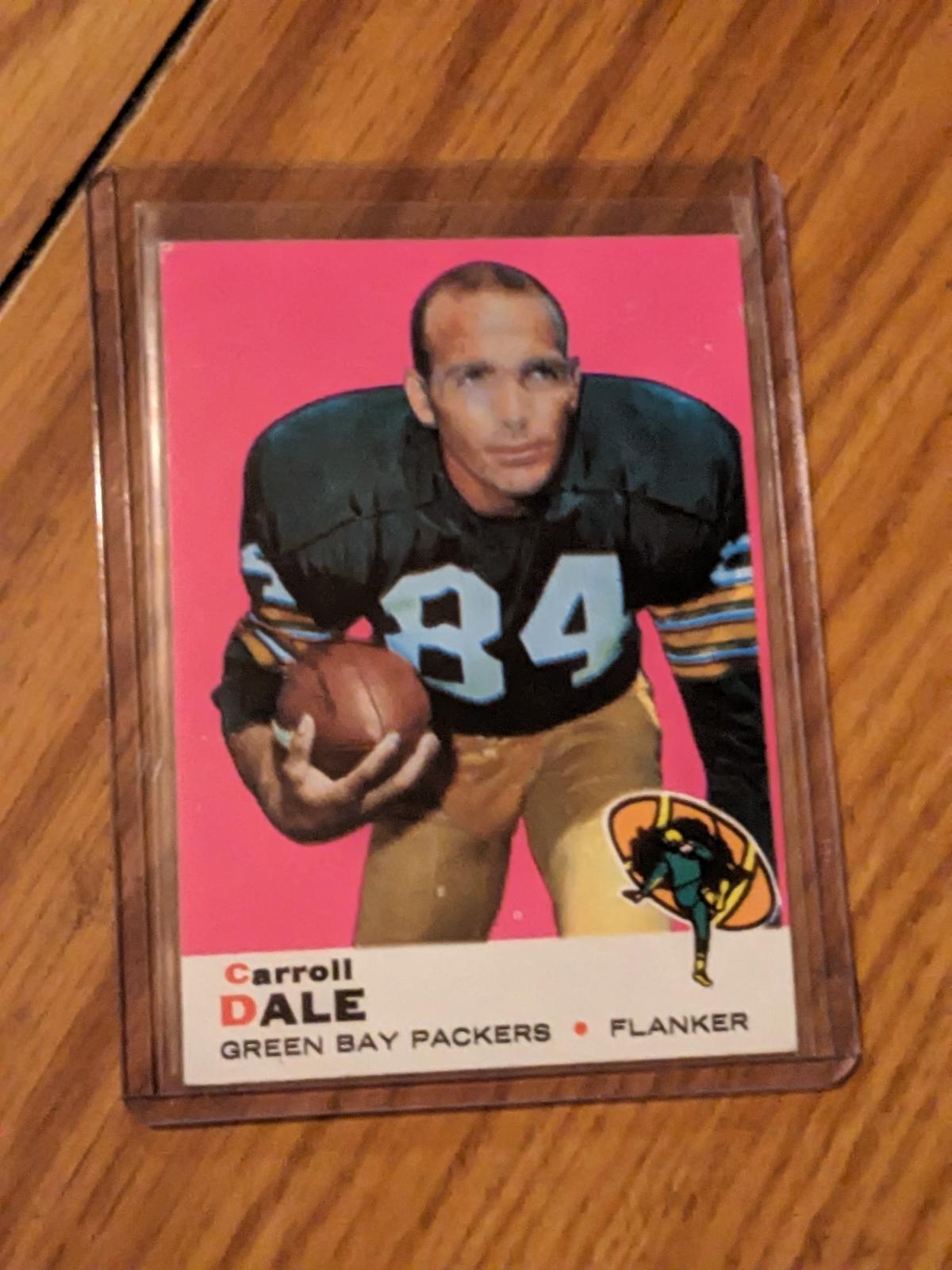 1969 Topps #77 Carroll Dale Green Bay Packers Vintage