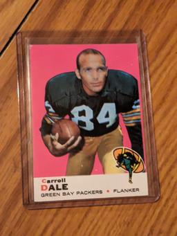 1969 Topps #77 Carroll Dale Green Bay Packers Vintage