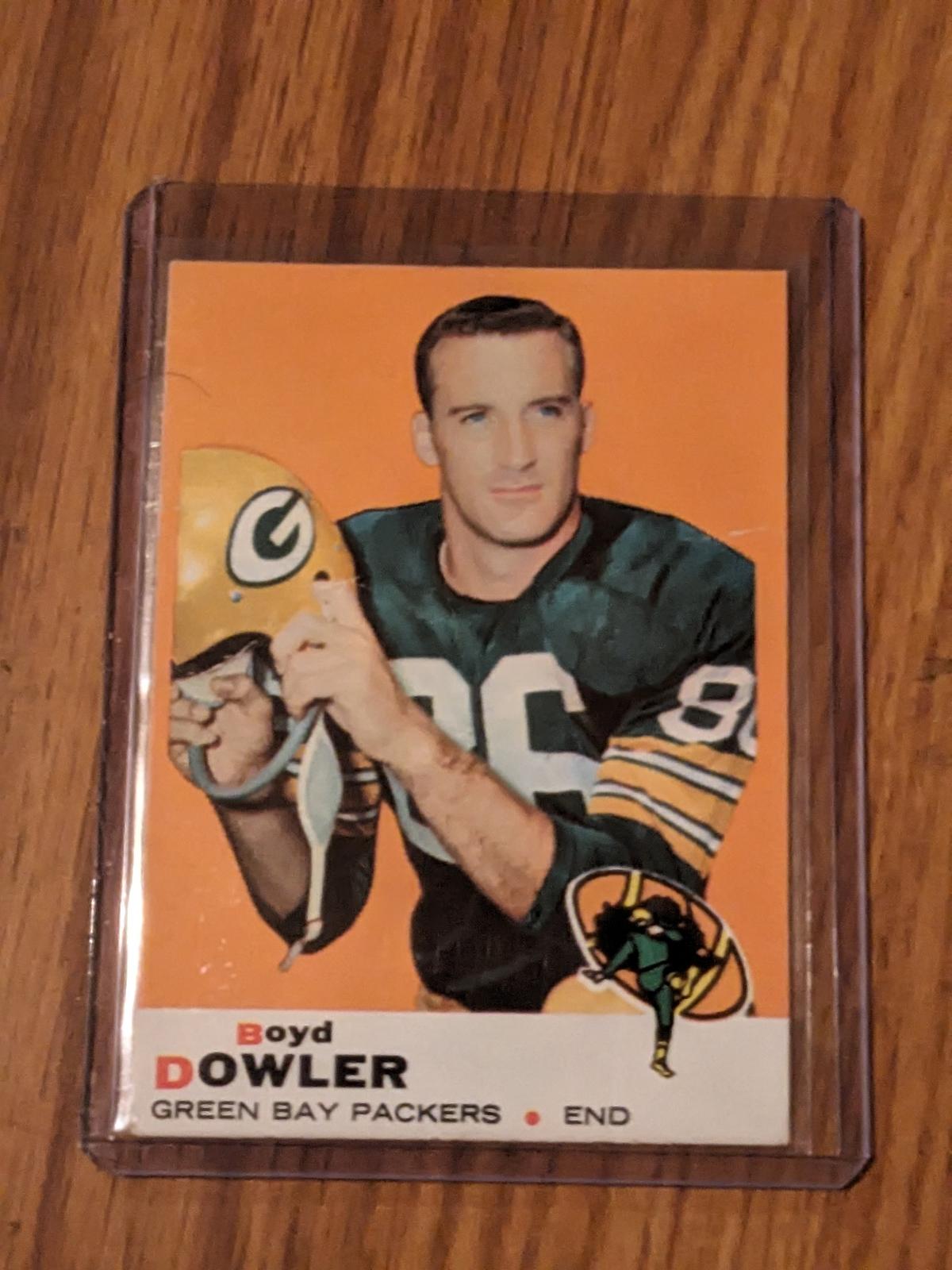 1969 Topps #33 Boyd Dowler Green Bay Packers Vintage,Original